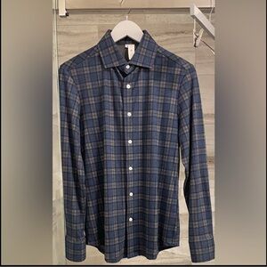 State and liberty brushed/flannel button down shirt